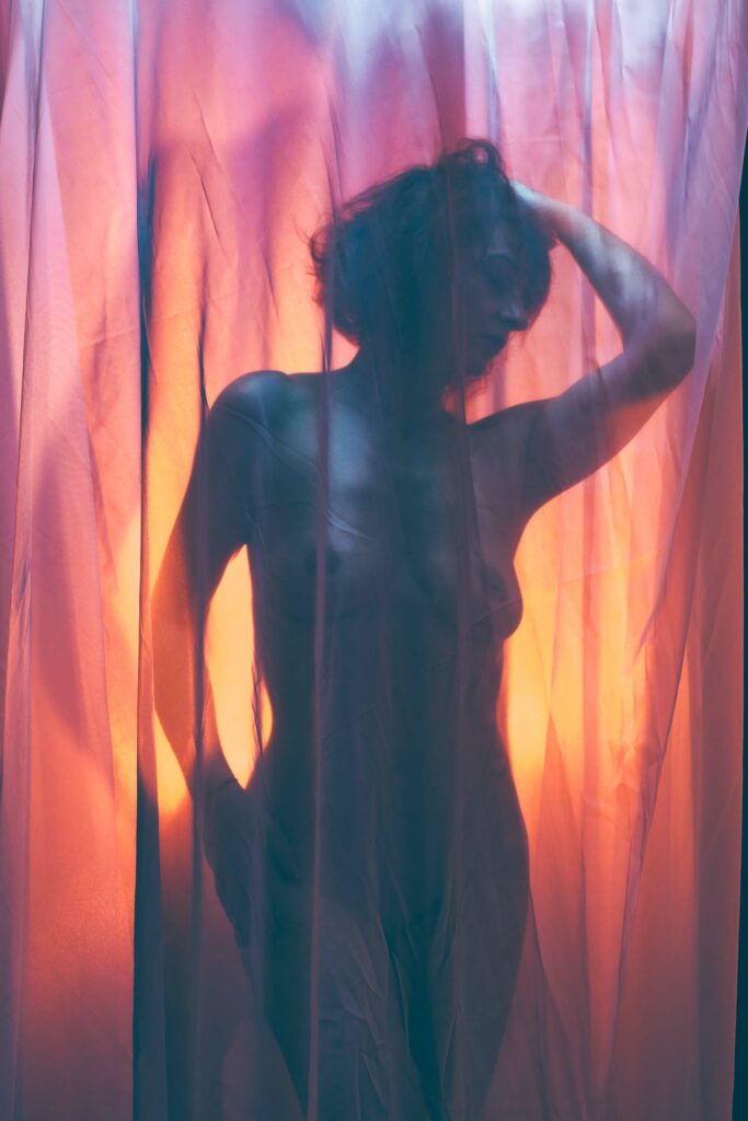 Séance nu artistique Color boudoir Éric Pothier