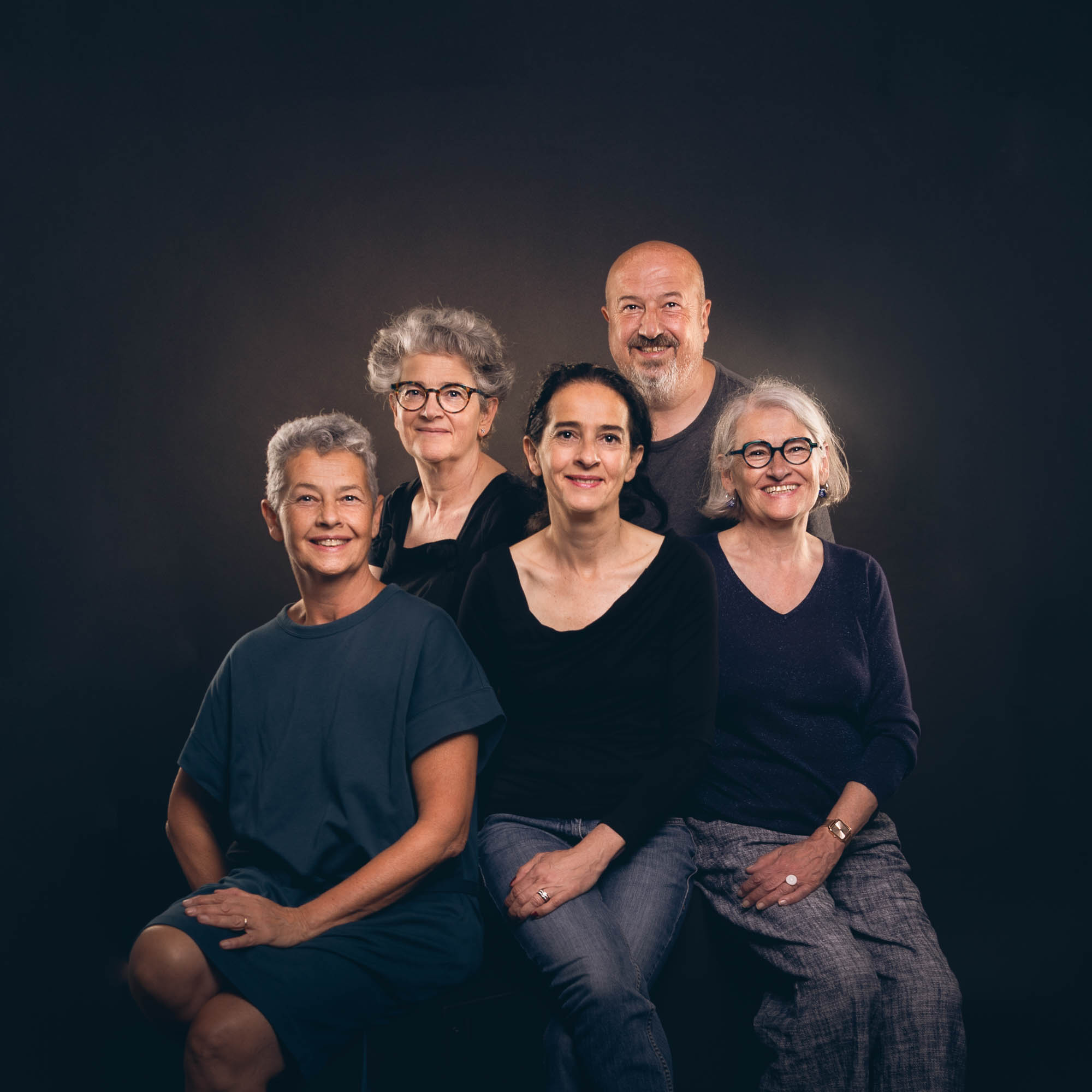 Portrait Famille AU STUDIO à Rueil-Malmaison avec le photographe portraitiste Eric Pothier