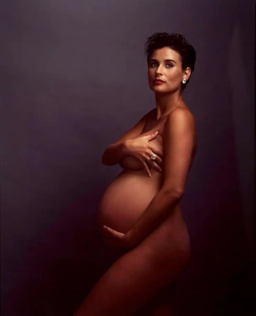 photo de grossesse de Demi Moore réalisée par Annie Leibovitz