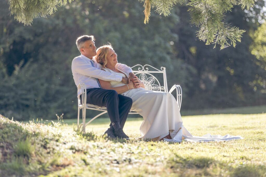 Séance couple mariés domaine des Cormellas