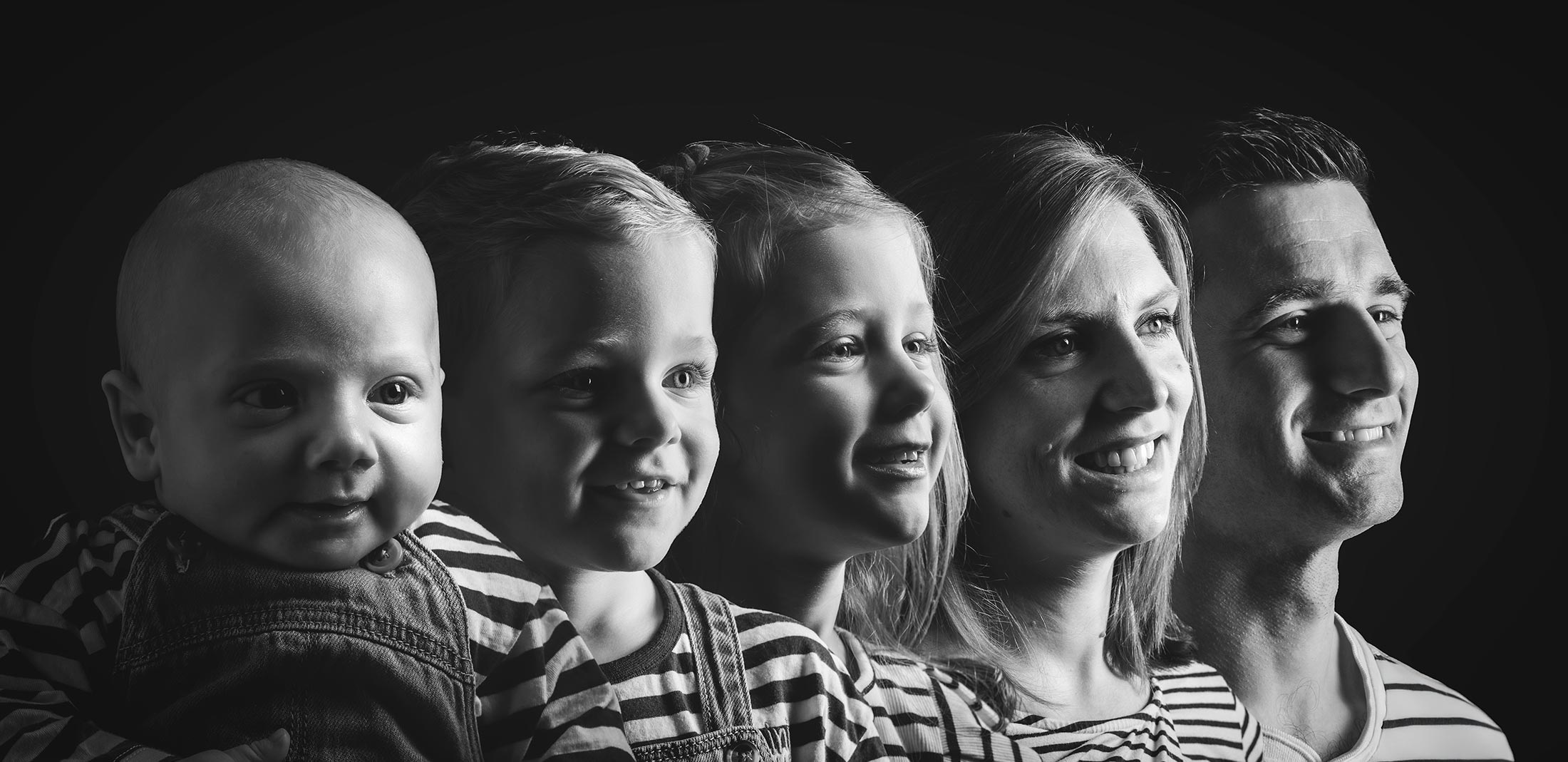 seance famille photo créative en studio