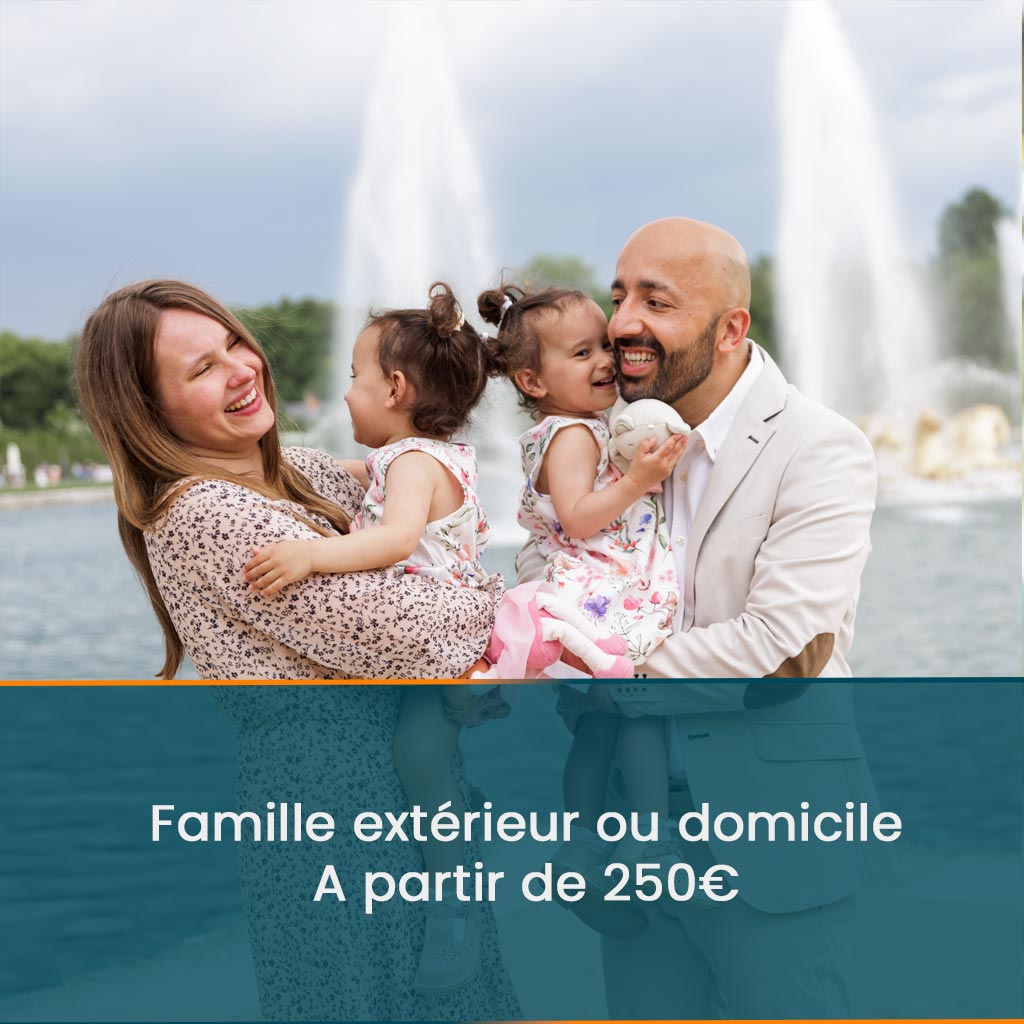 Tarifs séance famille en extérieur ou domicile