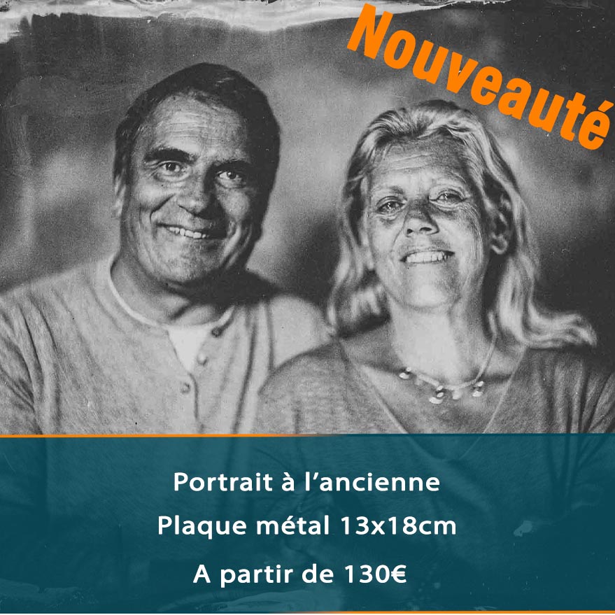 NEW-Bon cadeau portrait à l'ancienne