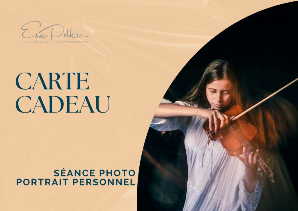 Carte cadeau un moment à soi pour un portrait personnel