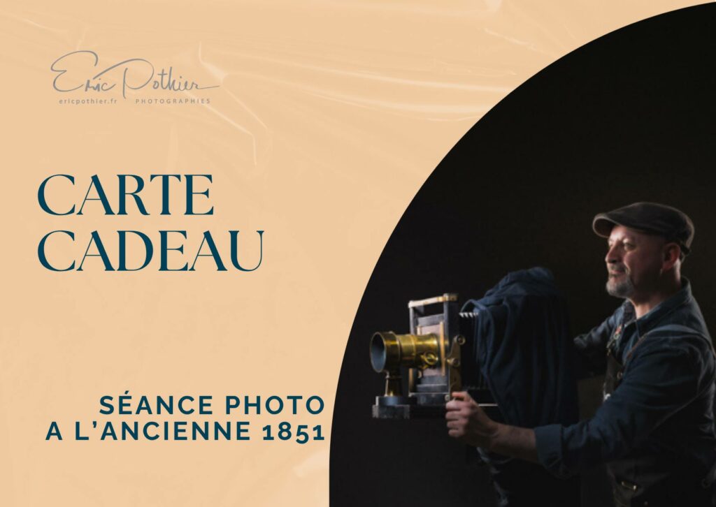 Carte cadeau photo à l'ancienne 1851