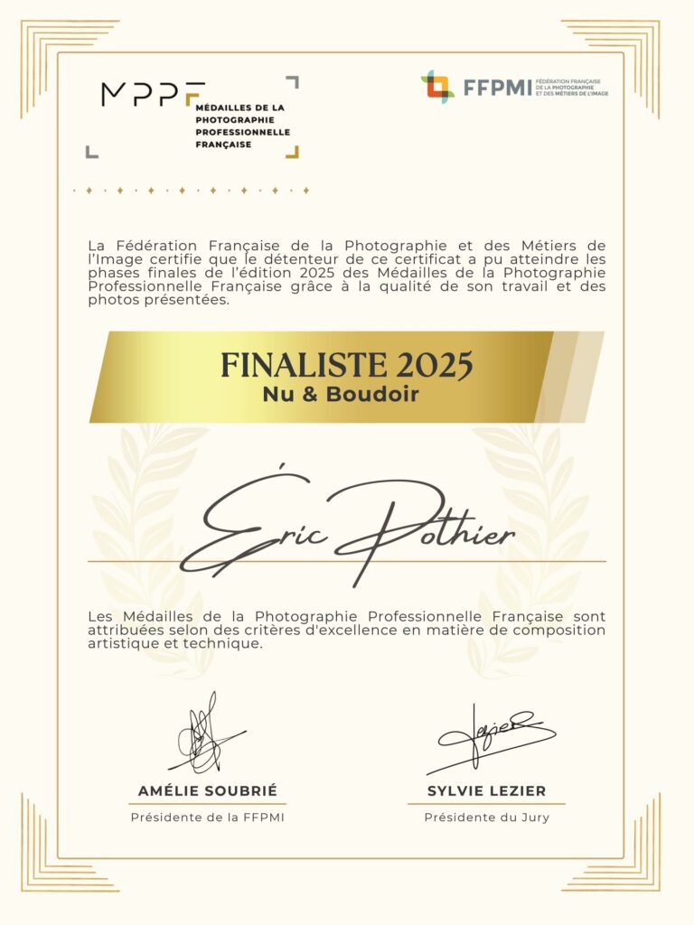 Eric Pothier - Diplôme Finaliste Médailles de la Photographie MPPF 2025