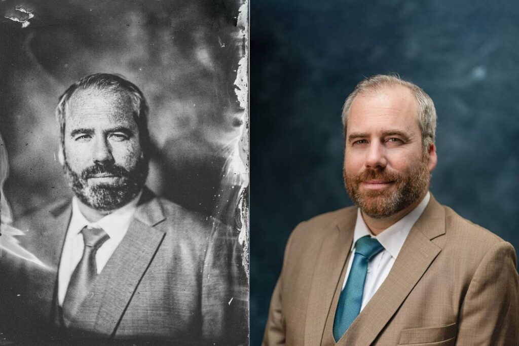 Portrait au collodion vs Numérique