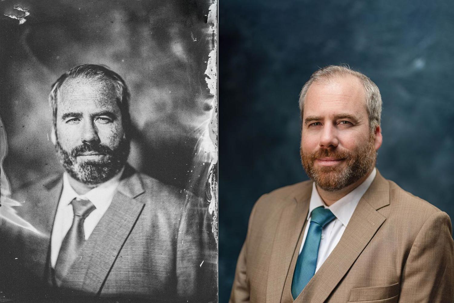 Portrait au collodion vs Numérique