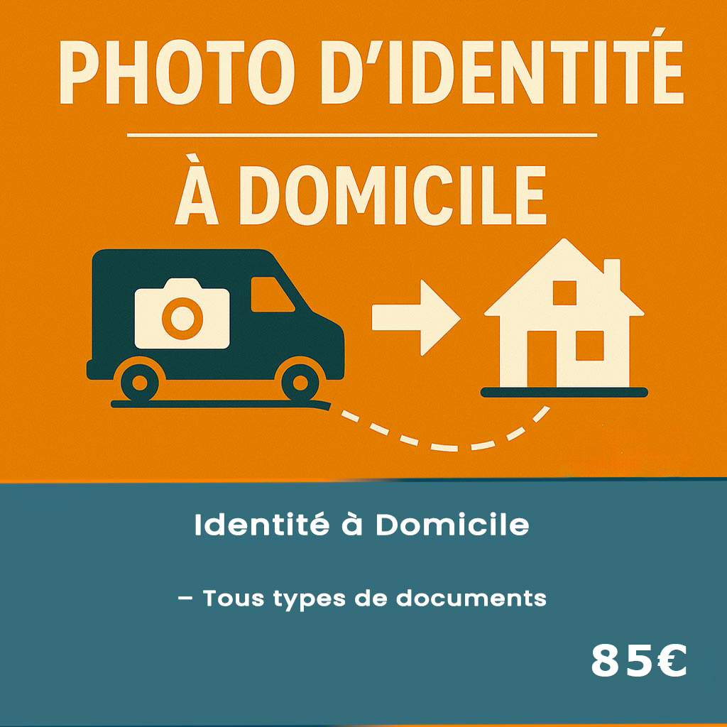 Déplacement Photos d'identité à domicile
