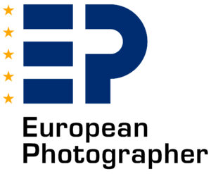 Logo European Photographer de la FEP, qualification obtenue par Éric Pothier en 2026