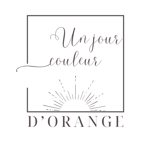 Logo Un Jour Couleur d'Orange, wedding planner