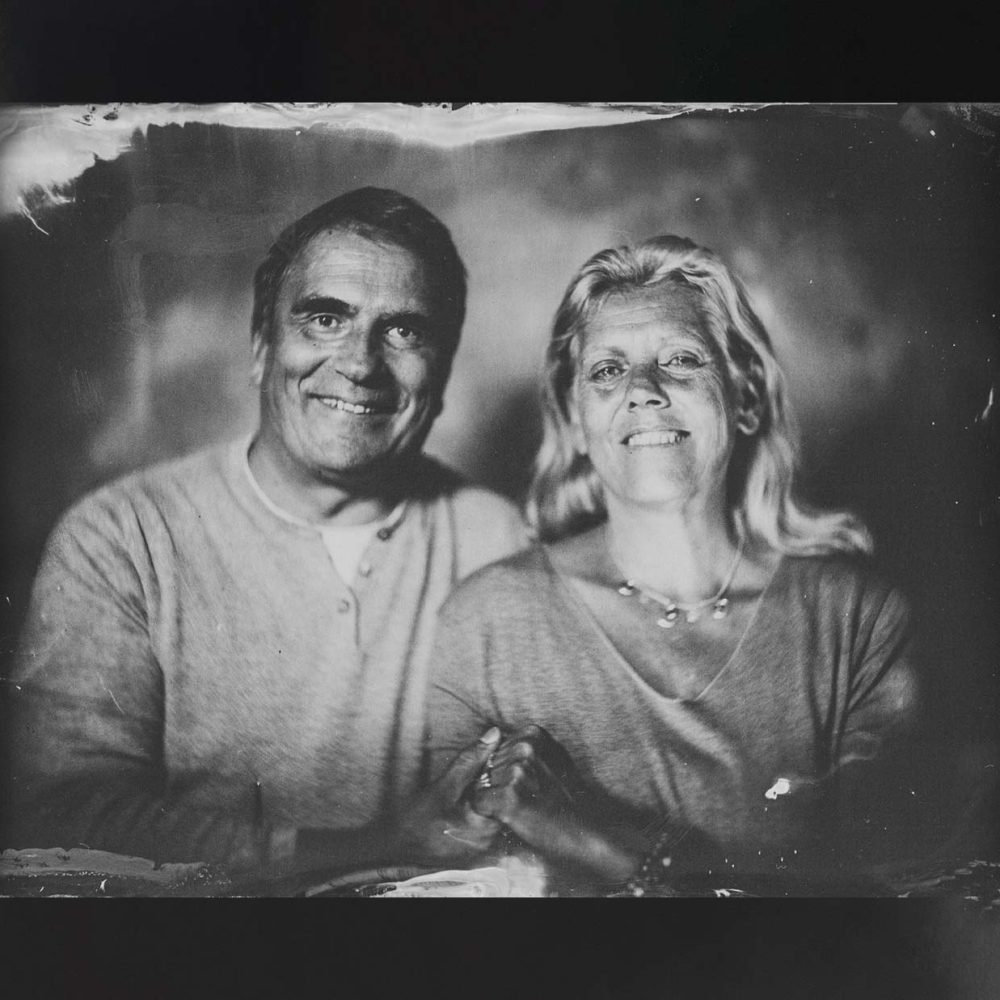 Portrait de couple à l'ancienne au collodion humide 1851 AU STUDIO