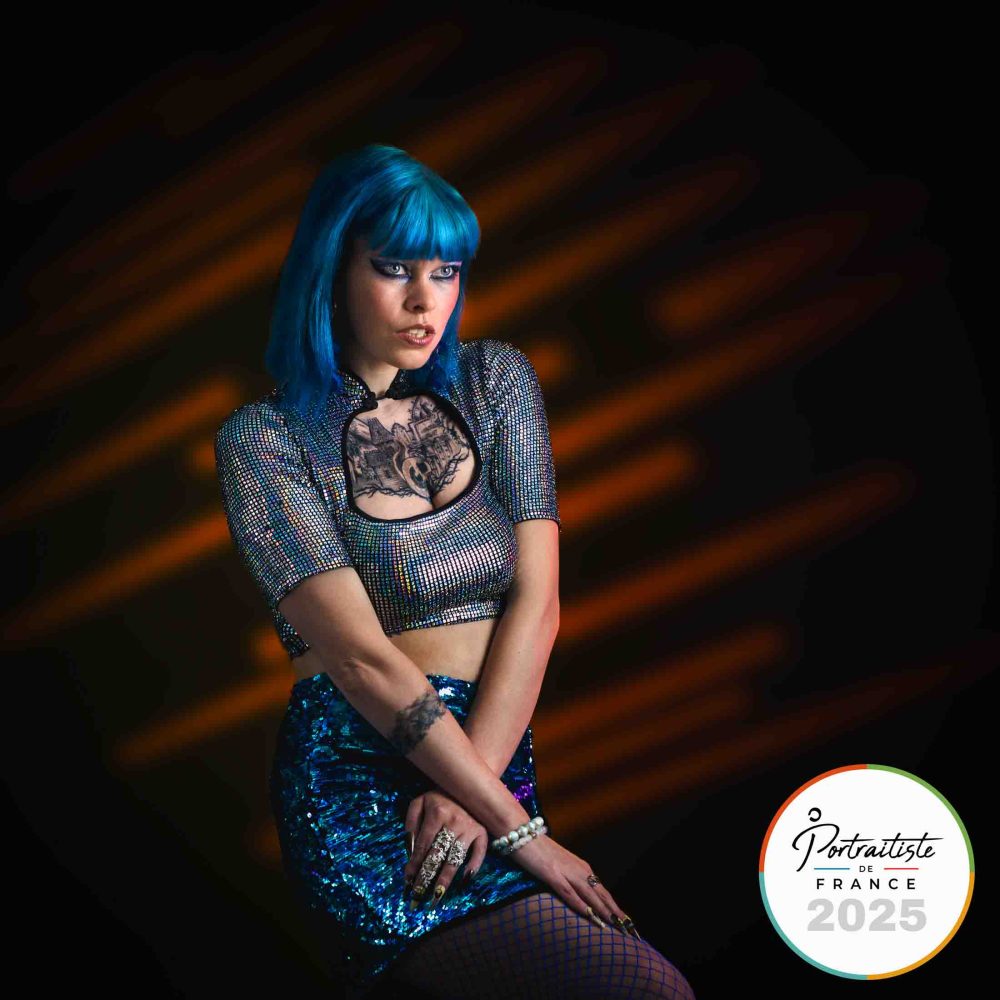 portrait créatif, lumière, couleur et tatouage